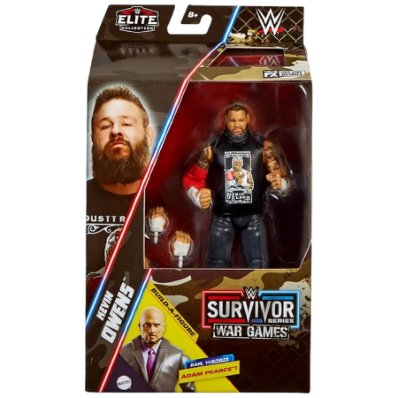 Image of WWE WWE Elite Collection Survivor Srs Kevin Owens Action Figure