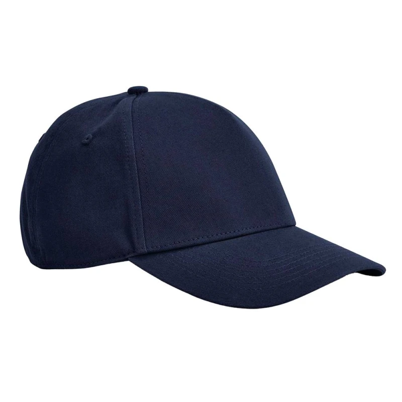 Image of Beechfield Mens EarthAware Classic 5 Panel Cotton Baseball Cap in Navy Navy Male One Size