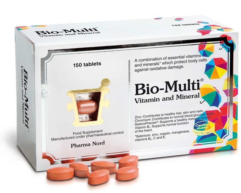 Image of Pharma Nord Multivitamin Bio-Antioxidant 150 Tablets