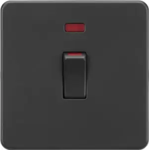 Image of KnightsBridge 45A 1G DP switch with neon - anthracite