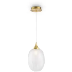 Image of Maytoni Maytoni Aura Modern Globe Pendant Ceiling Light Brass E14