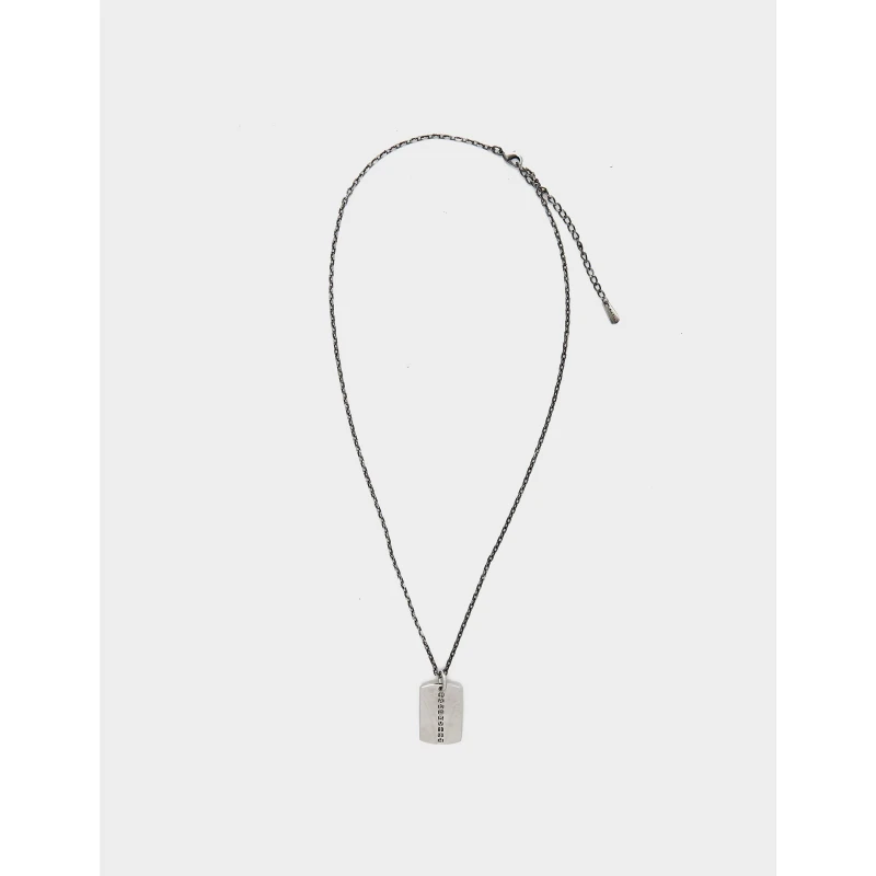 Image of Paul Smith Silver Necklace Silver One Size