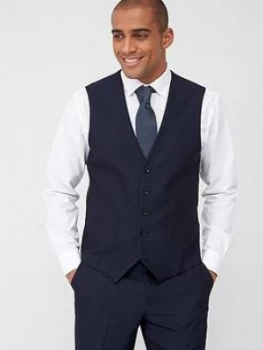 Image of Skopes Standard Ferry Waistcoat - Navy Jacquard Weave