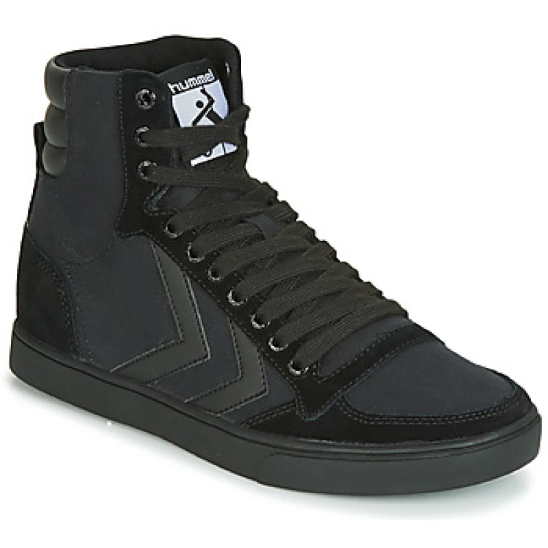 Image of hummel TEN STAR TONAL HIGH mens Shoes (High-top Trainers) in Black