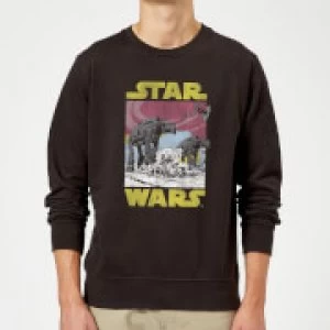 Image of Star Wars ATAT Sweatshirt - Black - XXL