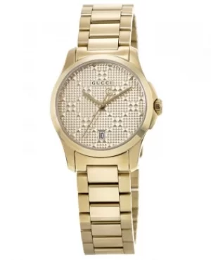 Image of Gucci G-Timeless Yellow Gold Dial Womens Watch YA126553 YA126553