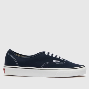 Image of Vans Navy & White Authentic Trainers