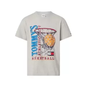 Image of Tommy Jeans Tjm Rlxd Basketball Vintage Tee - Grey