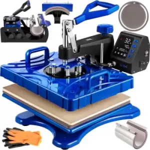 Image of VEVOR Heat Press 12X15" 6 in 1 Heat Press 1000W Swing Away Heat Press Machine T-Shirt Sublimation Printer Transfer with Accurate Lagre Screen Display
