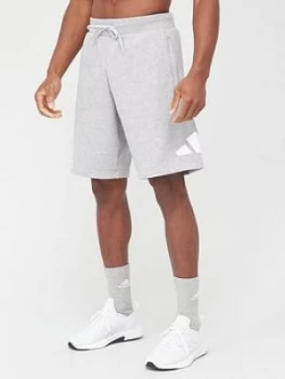 Image of adidas Fl Short - Grey, Medium Grey Heather, Size L, Men