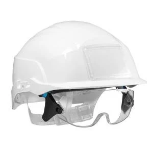 Image of Centurion Spectrum Safety Helmet Blue with Eye Protection White Ref