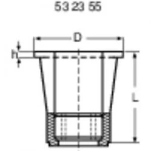 Image of Cap nut Polyamide x H 9.4mm x 0.4 mm