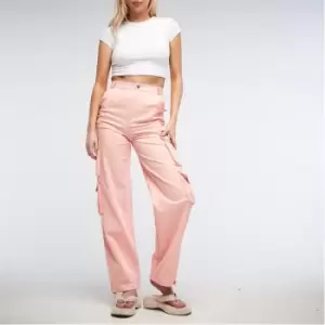 Image of Missguided Pocket Cargo Trousers - Pink