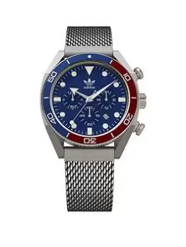 Image of adidas Edition Two Chrono Unisex Watch Stainless Steel, Silver, Men