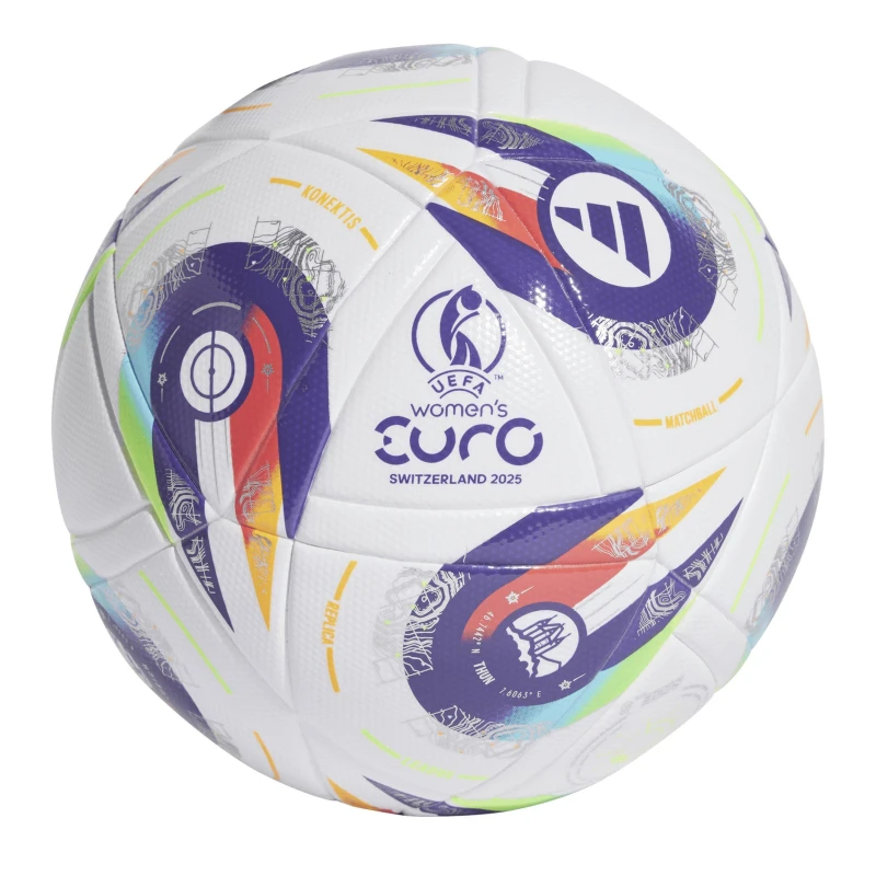 Image of adidas Euros League Ball 2025 Adults - White White Size 5