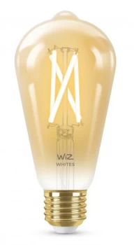 Image of Wiz WiFi Tunable White Filament E27 ST64 LED Smart Bulb