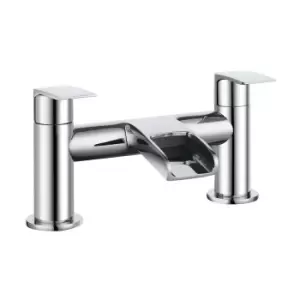 Image of Bristan Glide Waterfall Bath Filler - Chrome