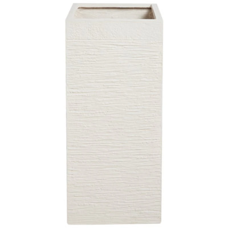 Image of Beliani Plant Pot Dion 26cm Light Beige