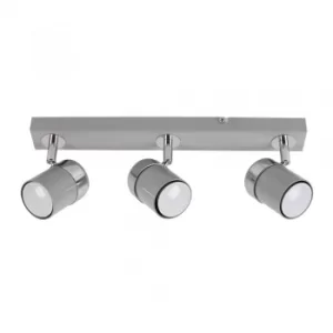 Image of Nina 3-Way Spotlight Bar in Grey
