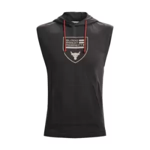 Image of Under Armour Project Rock Sleeveless Hoodie Mens - Grey