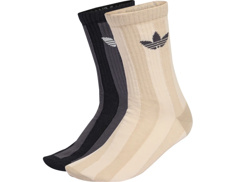 Image of Adidas Stripes Crew 2er Pack Socks White XL