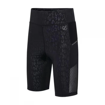 Image of Dare2B Swarovski Embellished Shine Bright Shorts - Black Cire