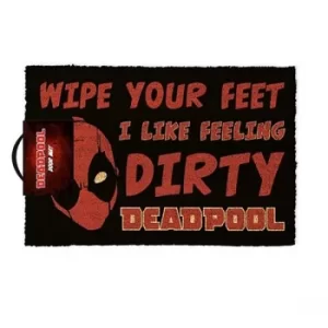Image of Deadpool Doormat Wipe Your Feet
