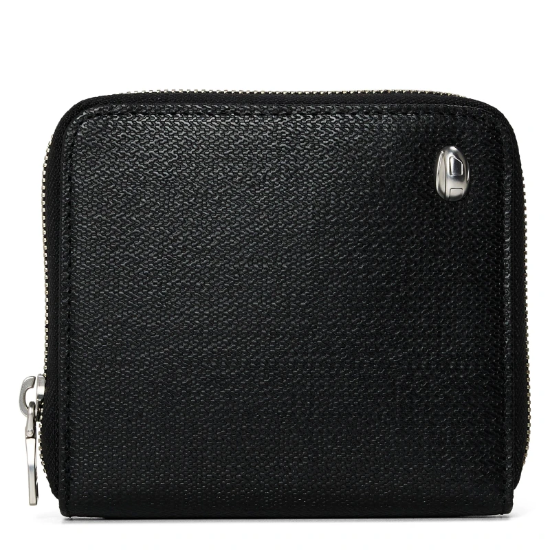 Image of Diesel Mens Zipped Bifold Wallet Black male Adults