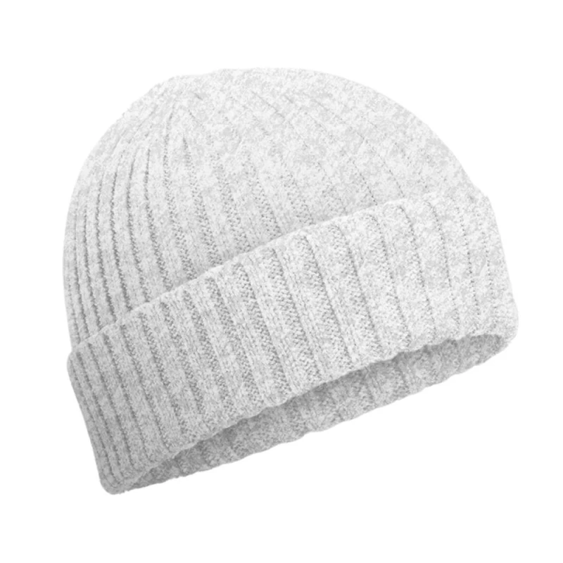 Image of Beechfield Cotton Beanie in Grey Grey Unisex One Size