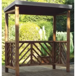 Image of Charles Taylor Dorchester BBQ Shelter with Cover, Grey