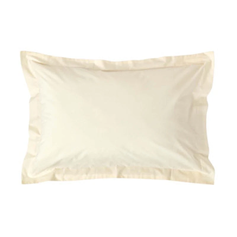 Image of Homescapes Egyptian Cotton Oxford Pillowcase 200 TC, Standard Size Cream
