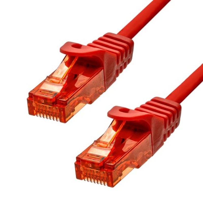 Image of ProXtend CAT6 U/UTP CU LSZH Ethernet Cable Red 30CM