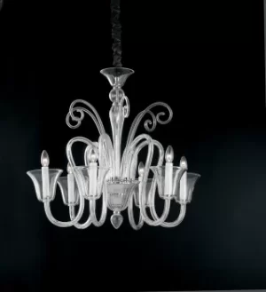 Image of PALACE 6 Light Chandeliers Chrome 80cm