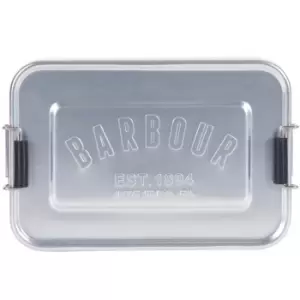Image of Barbour Aluminium Lunch Tin Matte One