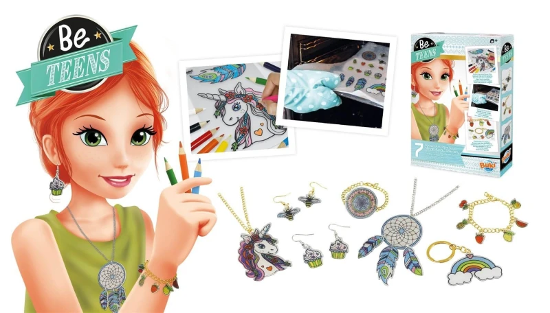 Image of Buki Be Teens Shrink Plastic Jewellery Size: 1 Pack Multicolor Unisex 1 Pack