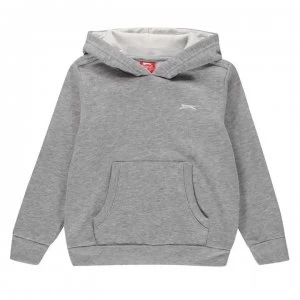 Image of Slazenger Over The Head Fleece Hoody Infant Boys - Grey Marl