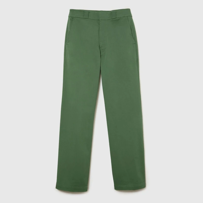 Image of Lacoste Stretch Gabardine Pants Green female 12