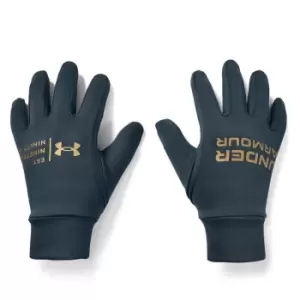 Image of Under Armour Armour Graphic Liner Gloves Mens - Blue