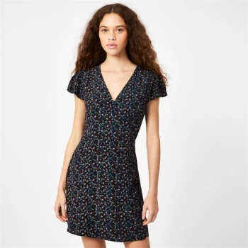 Image of Jack Wills Eastbourne Wrap Dress - Navy
