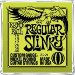 Image of Ernie Ball Guitar steel string EB2221 Regular Slinky 010-046