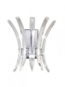 Image of Wall Lamp 2 Light Polished Chrome