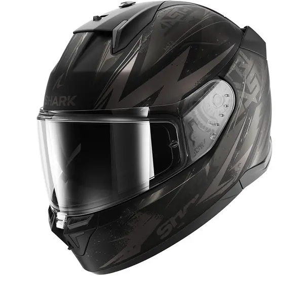 Image of Shark D-Skwal 3 Blast-R Mat Black Anthracite Anthracite KAA Full Face Helmet S