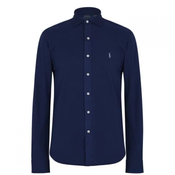 Image of Polo Ralph Lauren Oxford Stripe Shirt - Newport Navy