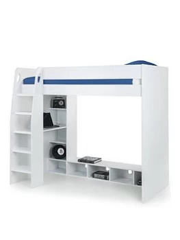 Image of Julian Bowen Blaze Gaming Bed With Desk - White