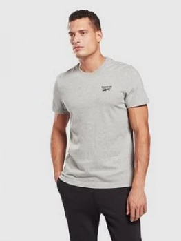 Image of Reebok Classic T-Shirt, Medium Grey Heather Size M Men