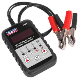 Image of Sealey BT01 Digital Battery & Alternator Tester 12V