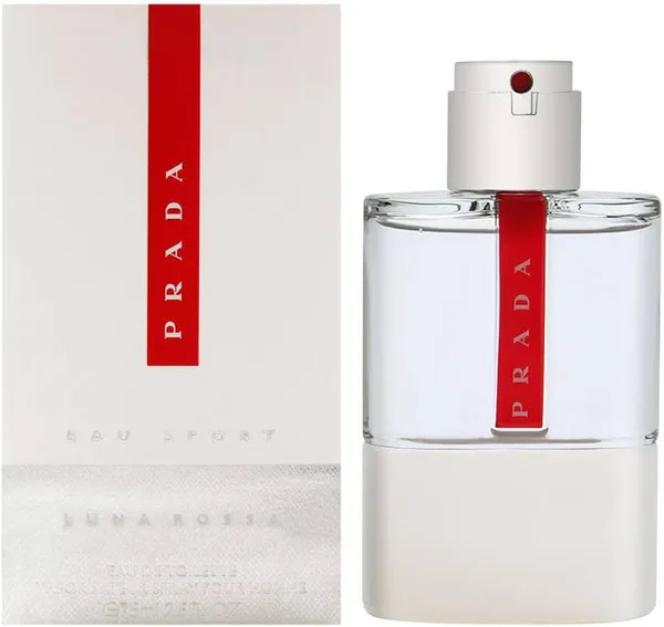 Image of Prada Luna Rossa Eau Sport Mens Eau de Toilette For Him 75ml