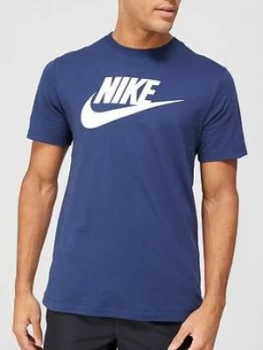 Image of Nike Sportswear Futura T-Shirt - Navy