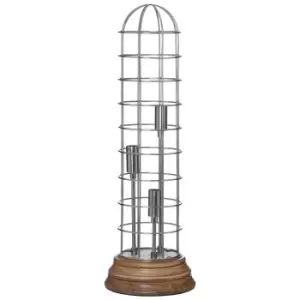 Image of Premier Housewares Marston Large Table Lamp in Metal/Wood