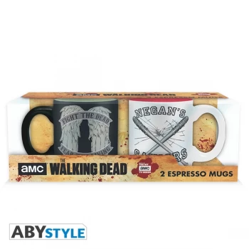 Image of The Walking Dead - Daryl Vs Negan Espresso Mugs